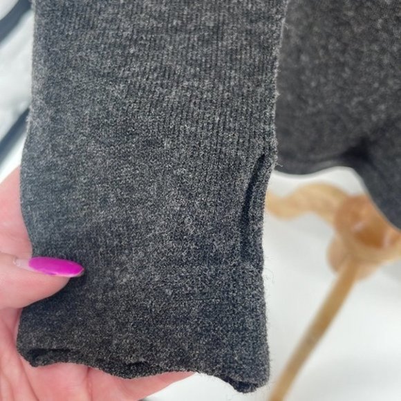 Annette Gortz light weight turtle neck detailed back brown wool blend lagenlook - Picture 5 of 11